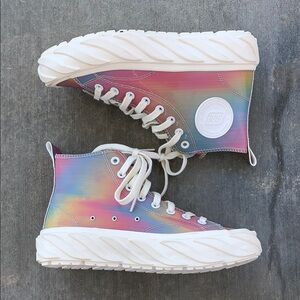 Colorful High-Top Sneakers